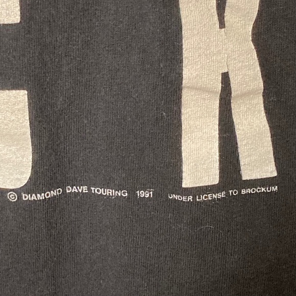 David Lee Roth Little Ain't Enough Tour Tee Pure F*%ckin Rock L Single Stitch - Picture 2 of 7